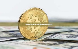 掌握Binance交易所的登录技巧
